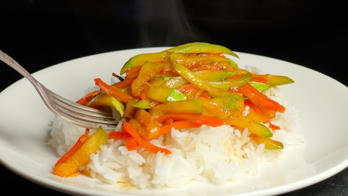 Овощи с рисом
