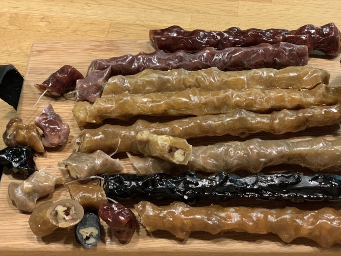 Чурчхела виноградная с грецким орехом