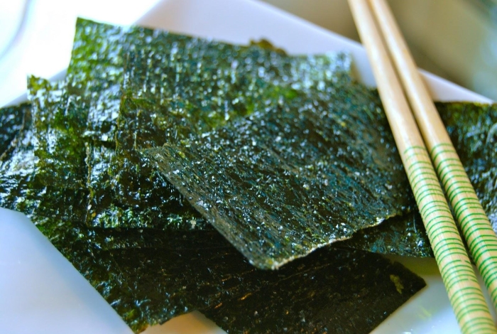 Морская капуста чипсы нори