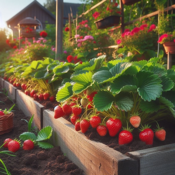 Выращивание клубники в открытом грунте