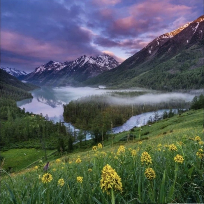 Пейзажи горного алтая