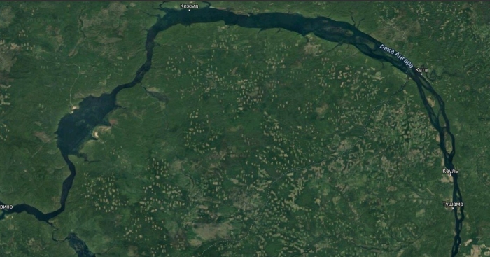 Сибирь вырубка леса китайцами со спутника