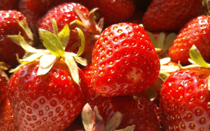 Клубника макро