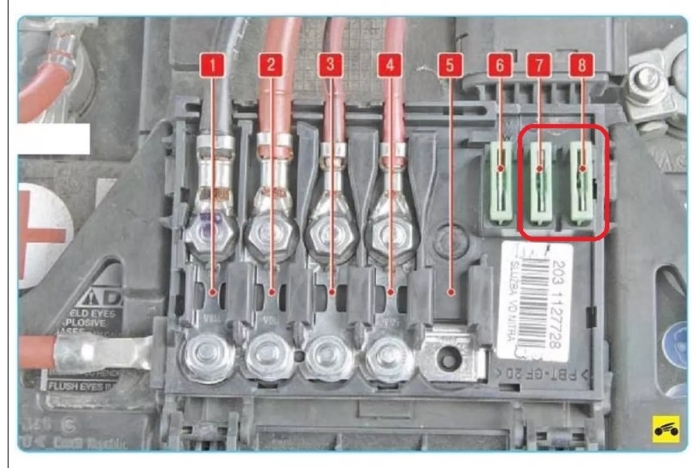 Блок предохранителей шкода октавия а5 1.6