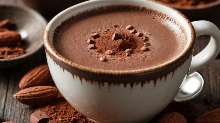 Какао горячий шоколад