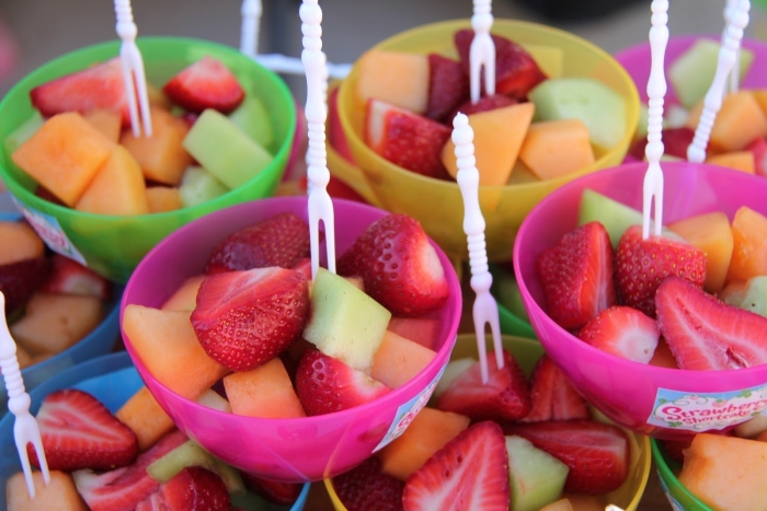 Фрукты на детский стол день рождения