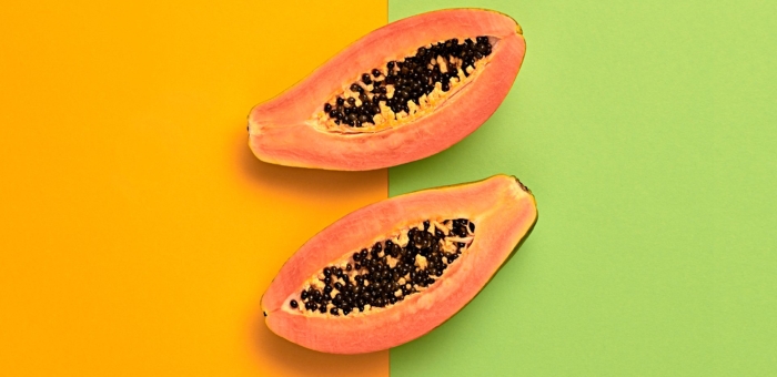 Папайя в разрезе