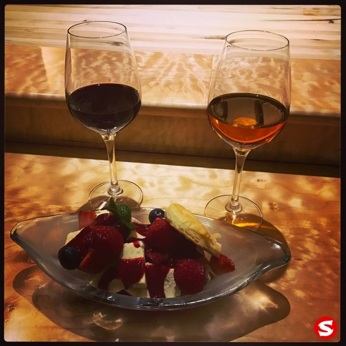 Романтический ужин с вином