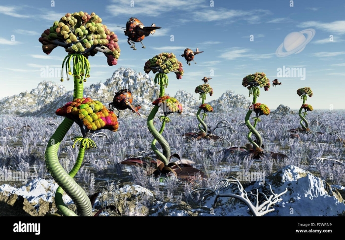 Инопланетное растение