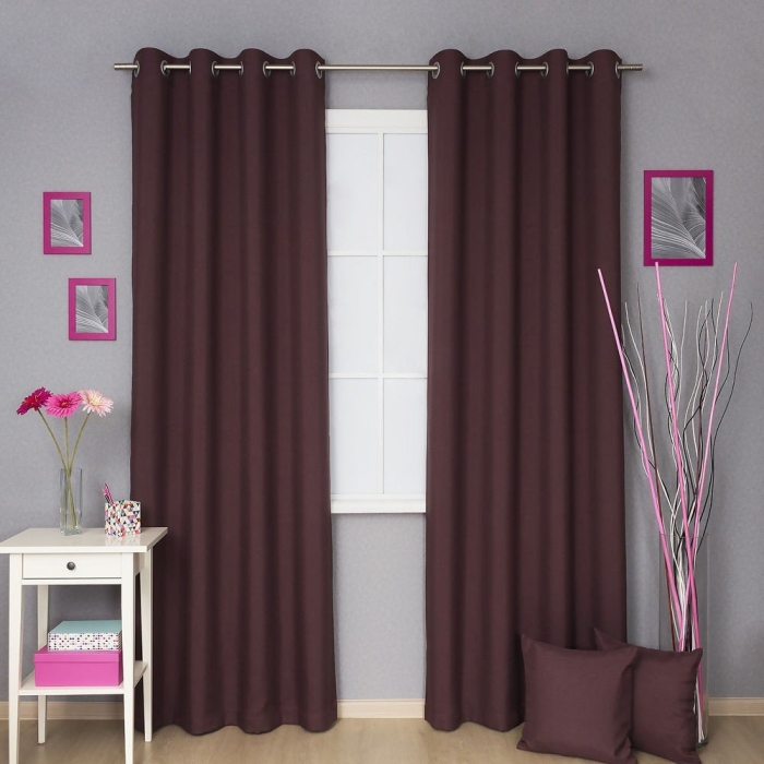 Шторы блэкаут на люверсах