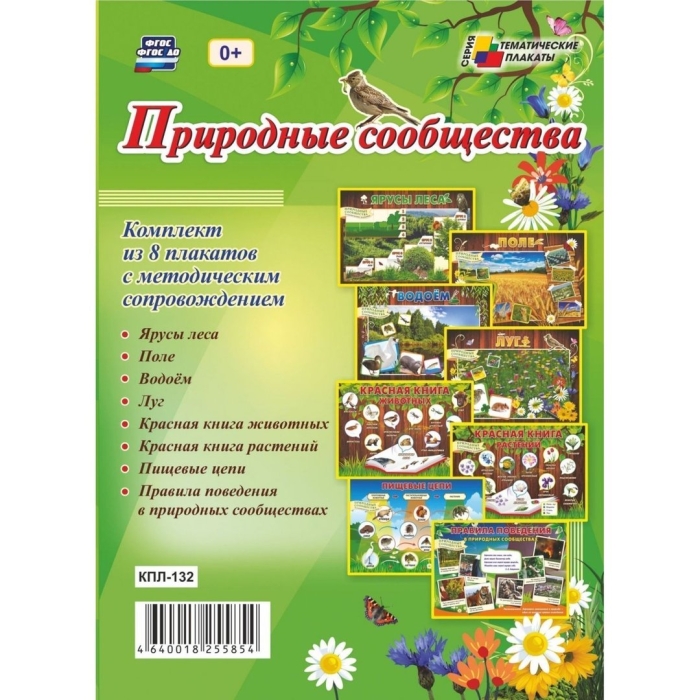 Плакат природных сообществ