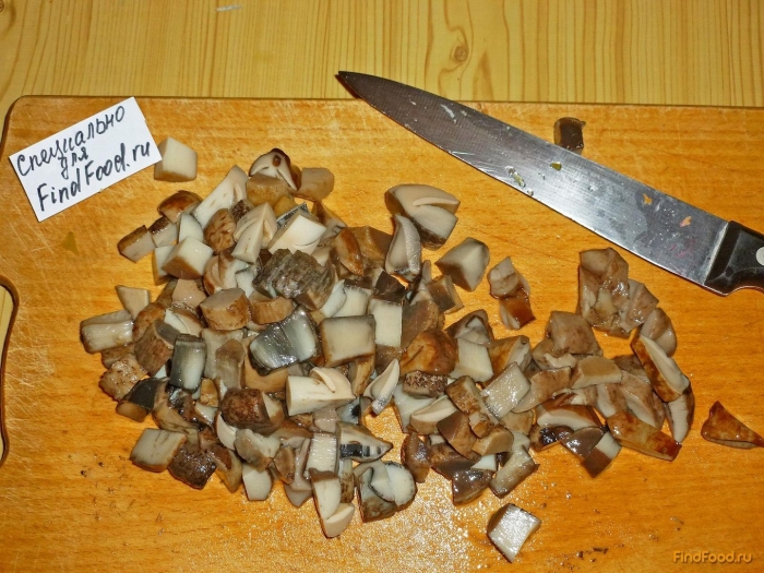 Грибы нарезанные