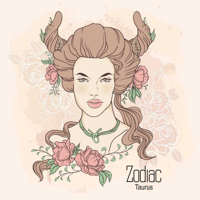 Телец в образе девушки