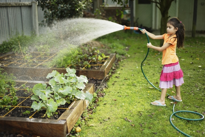 Поливать огород